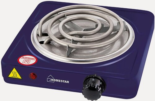 Изображение товара Настольная плита Homestar HS-1103 008750 1 конфорка, синий