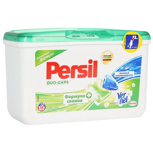 Капсулы для стирки Persil Power Caps 4in1 Свежесть от Vernel 14 шт