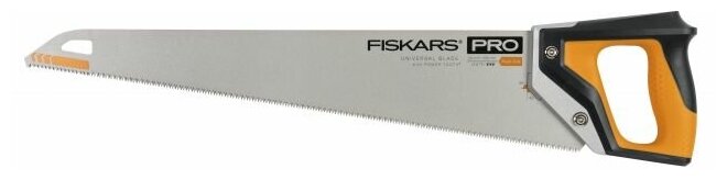 Ножовка Fiskars по дереву PowerTooth 550мм 7 зубьев на дюйм 1062916