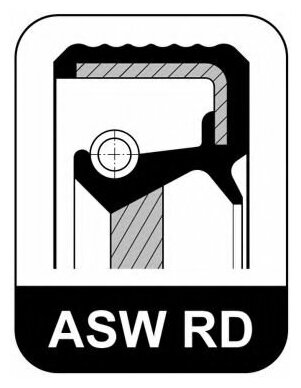 Сальник 28x42x7 ASW F RD VMQ LADA: 110 1.5/1.5 16V 95-, 111 1.5/1.5 16V 95-, 112 1.5/1.5 Elring 546968