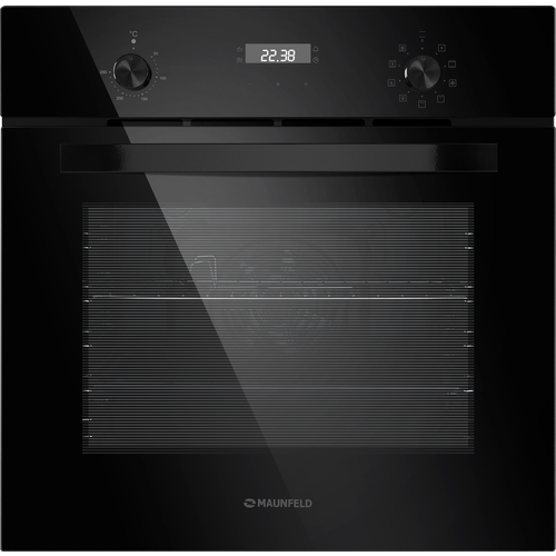 Электрический духовой шкаф MAUNFELD EOEM.589B2, черный электрический духовой шкаф maunfeld meor7216stb черный