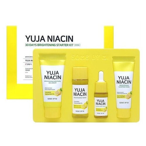 Набор миниатюр с юдзу для выравнивания тона SOME BY MI Yuja Niacin 30 Days Brightening Starter Kit