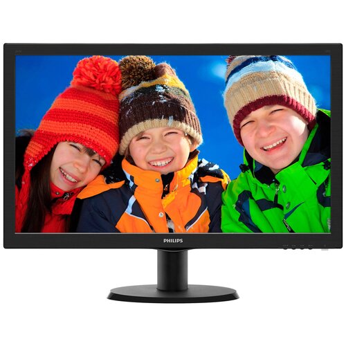 23.6 Монитор Philips 243V5QSBA, 1920x1080, 75 Гц, MVA, черный