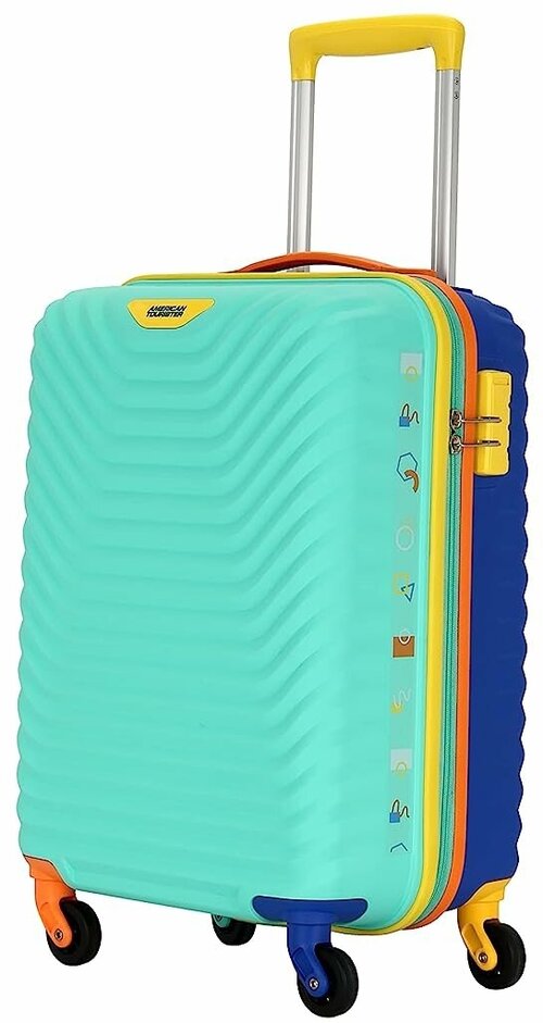 Чемодан American Tourister, 38 л, размер S, мультиколор