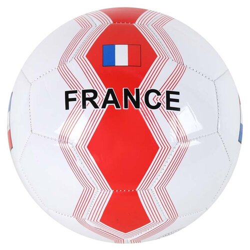 фото Мяч футбольный "франция", 3-слойный, пвх, 280г, размер 5, диаметр 22см компания друзей