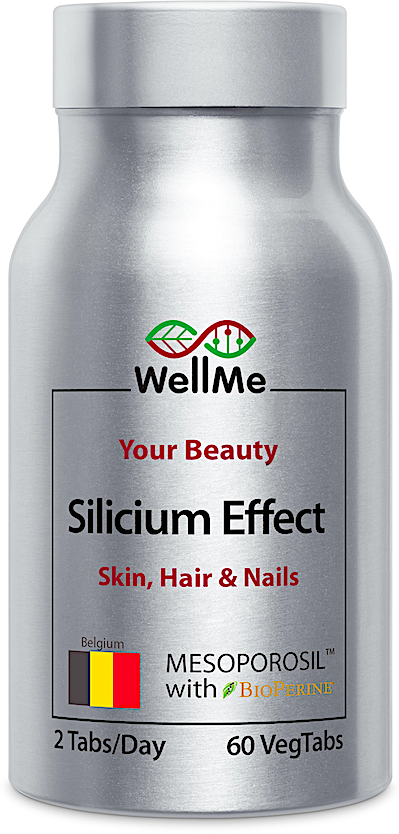 Кремний витамины для волос, кожи и ногтей для женщин Silicium Effect WellMe 60 таблеток - фотография № 1