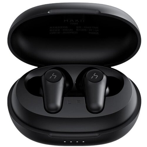 Беспроводные наушники Hakii Time True Wireless ANC Earbuds with Charging Case Black true wireless earbuds bluetooth earphones with charging case black t01