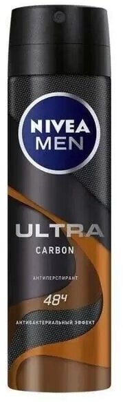 Дезодорант-спрей Nivea ULTRA CARBON, 150 мл