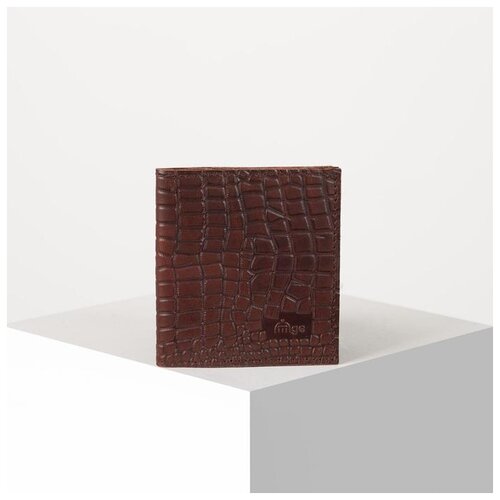 фото Кошелек жен 11-01-01, 8,5*1*9,5, отд д/купюр, отд д/карт, крокодил, охра 5372631 сима-ленд