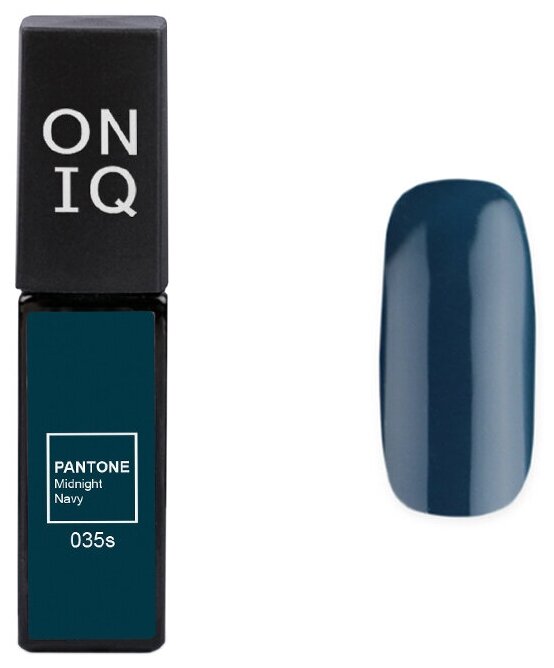 Гель-лак №035s ONIQ, Midnight navy, 6ml