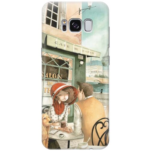 фото Re:paчехол - накладка artcolor для samsung galaxy s8 с принтом "sweet paris"