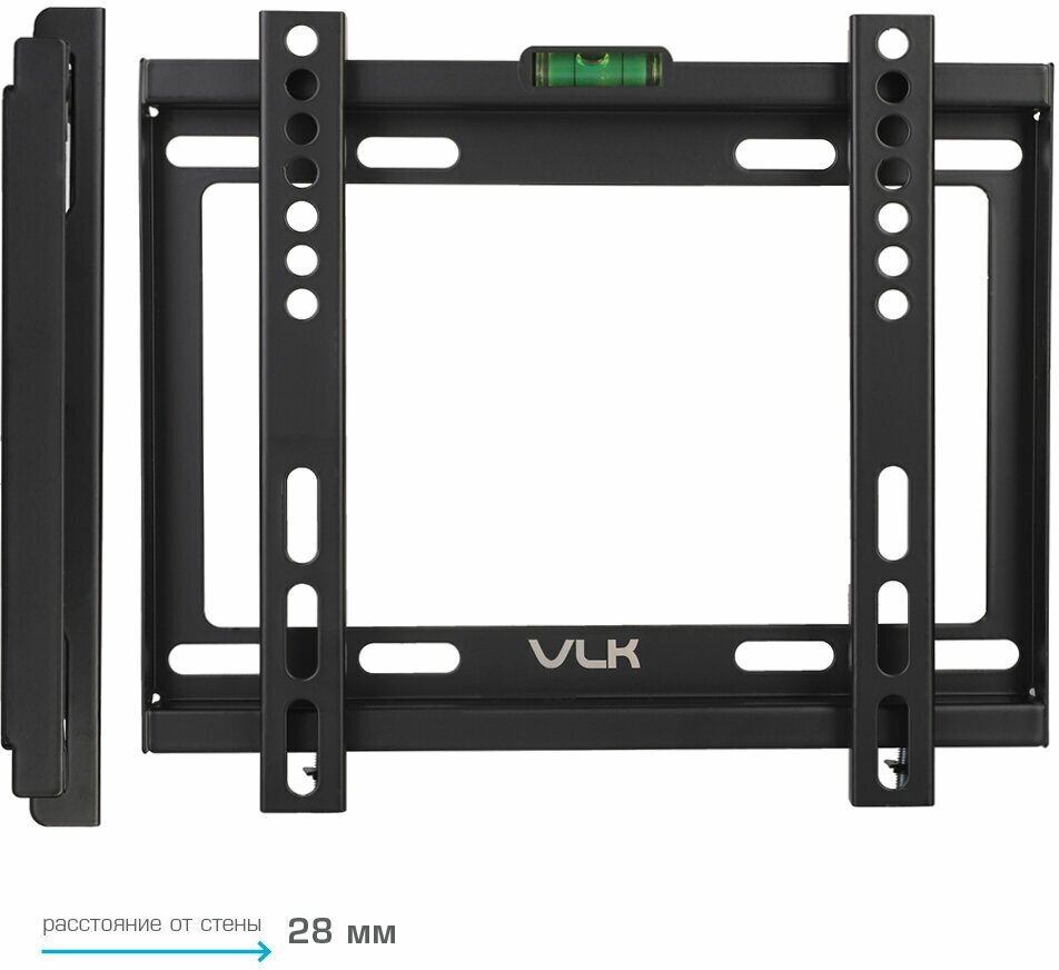 Кронштейн для телевизора на стену / крепление фиксированное VLK TRENTO-35 / до 48 дюймов / vesa 200x200