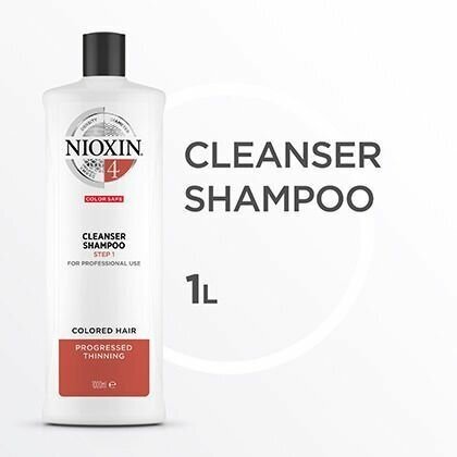 Nioxin System 4 Cleanser Очищающий шампунь для окрашенных волос (Система 4) 1000 мл