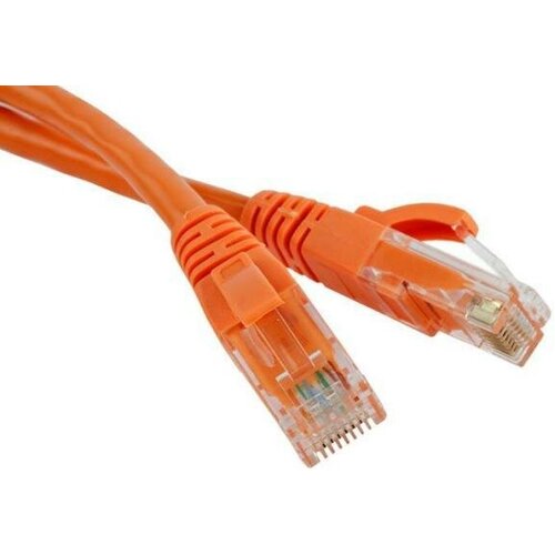 Патч-корд UTP 5E категории 2.0м Hyperline PC-LPM-UTP-RJ45-RJ45-C5e-2M-LSZH-OR оранжевый hyperline hyperline pc apm stp rj45 l45 rj45 r45 c5e 5m lszh gn патч корд f utp угловой экранированный левый 45° правый 45° cat 5e 100% fluke component tested lszh 5 м зеленый