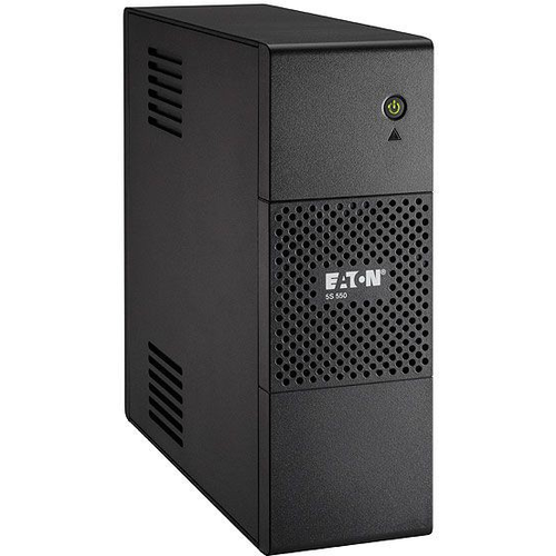 Ибп Eaton 5S 550i, линейно-интерактивный, конструктив корпуса башня/десктоп, 550VA, 330W, розетки IEC 320 C13 4шт 3 с батарейной защитой, 1 c фильтрацией, USB, ёмкость батарей 1 x 12V / 5Ah, шхгхв 87х260х250мм вес 4.96кг гарантия 2 года. UPS Eaton 5 [5S550I]