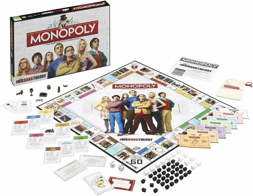 Настольная игра Monopoly The Big Bang Theory Монополия Теория большого взрыва