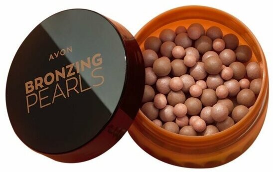 AVON BLUSH PEARLS Бронзер в шариках, 28гр, Бронзовые/Deep