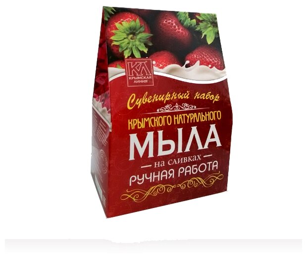 фото Крымская линия Набор мыла На сливках