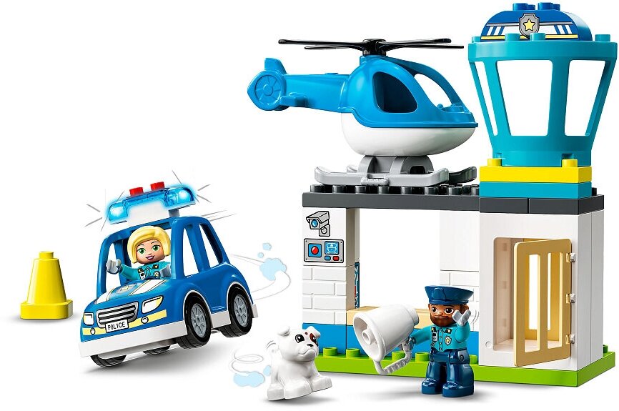 Конструктор LEGO DUPLO 10959 Конструктор Полицейский участок и вертолёт