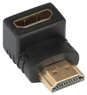 Переходник HDMI гнездо HDMI штекер 90 гр