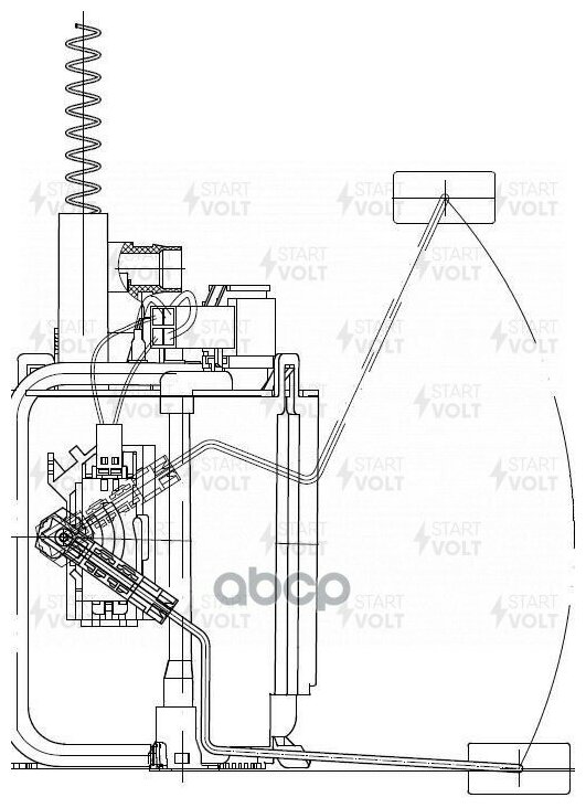 Модули топливного насоса для автомобилей Mercedes-Benz C W203 (00-)/CLK (02-) 1.8i-3.2i StartVolt - фото №13
