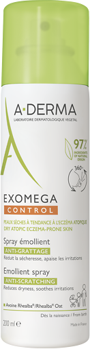 A-DERMA EXOMEGA CONTROL Смягчающий спрей-эмолент, 200 мл