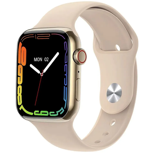 Смарт-часы smart watch DT N0.1 фитнес-браслет 7 серия, 45 мм (розовый)