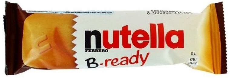 Вафельный батончик Nutella B-Ready, 10 шт по 22 г - фотография № 10
