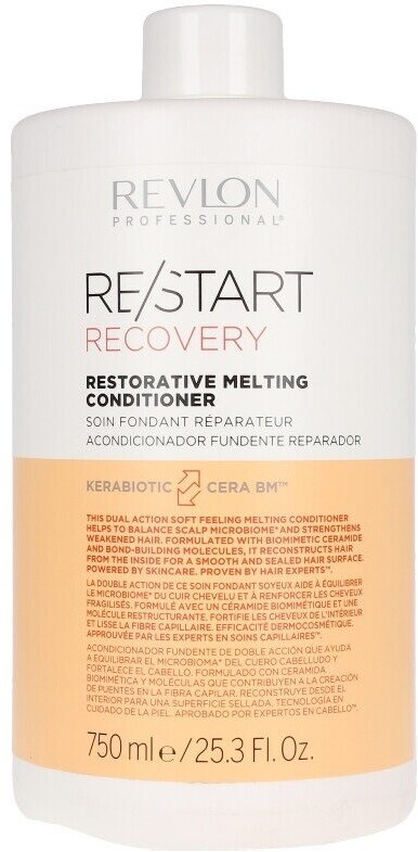 REVLON, Кондиционер восстанавливающий для поврежденных волос, RE/START RECOVERY RESTORATIVE MELTING CONDITIONER, 750 мл