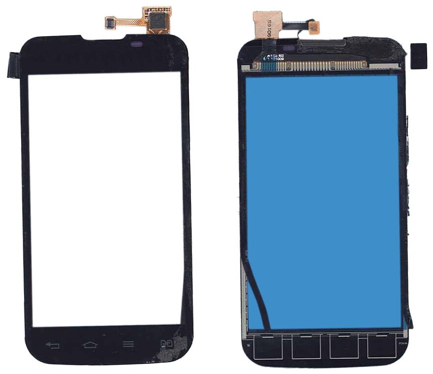 Тачскрин для LG E455 Optimus L5 II Dual, черный