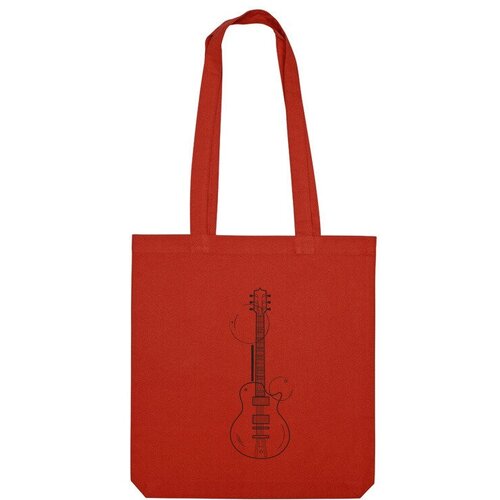 Сумка «Гитара электронная» (красный) мужская футболка гитара электронная белая l красный