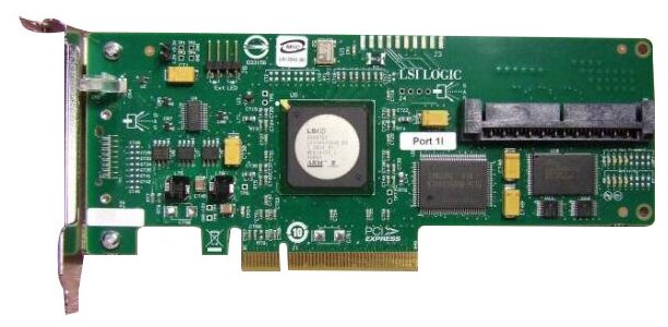 Контроллер HP Контроллер SC40GE SAS LSISAS1064E Int-1хSFF8484 (32-pin) 4xSAS/SATA RAID10 U300 LP PCI-E8x 447431-001