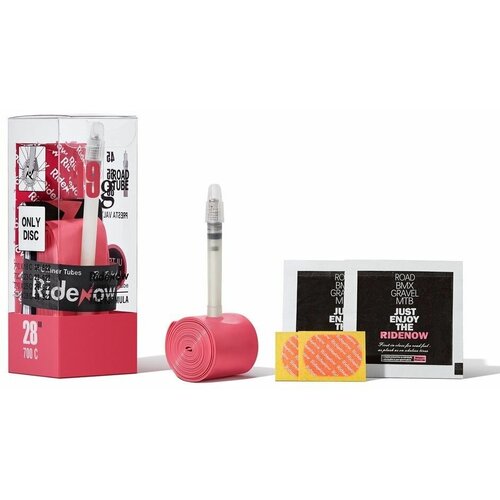 Сверхлёгкая камера 19 граммов для велосипеда RideNow 700 x 23/25c F/V, ниппель Presta 65 мм