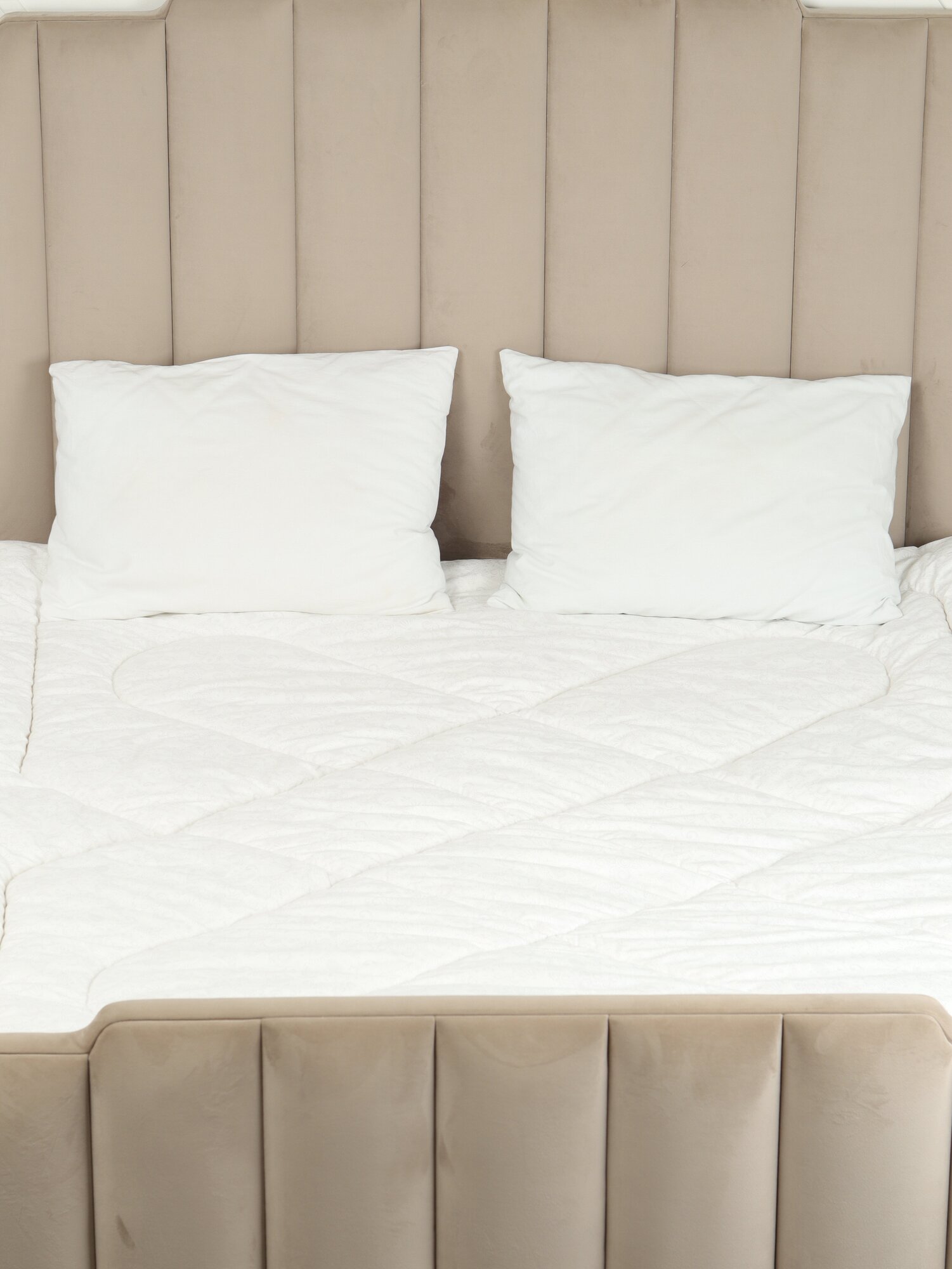 Одеяло ватное премиум 140х205 1.5 сп Вата Прима 100 % . Чехол хлопок бязь ГОСТ. Стежка-Ромбы. Кант