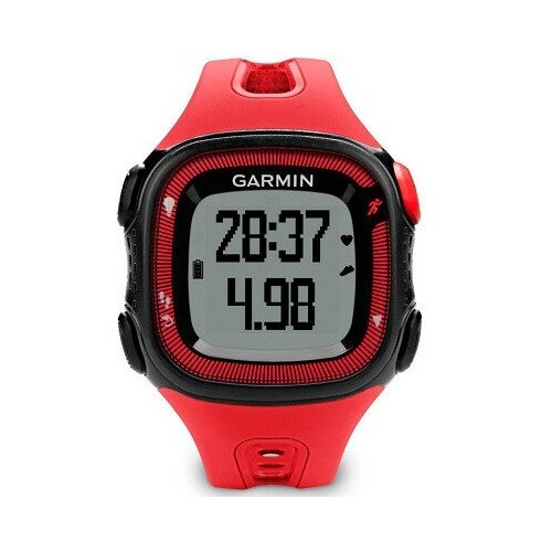 умные часы garmin forerunner 55 42 мм gps белый Умные часы Garmin Forerunner 15 GPS, красный