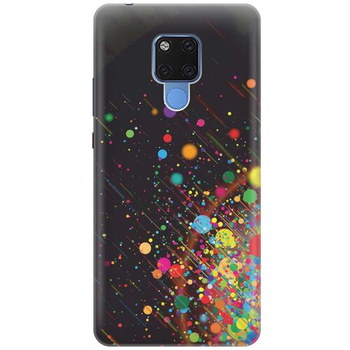 фото Gosso ультратонкий силиконовый чехол-накладка для huawei mate 20 x с принтом "яркое настроение"