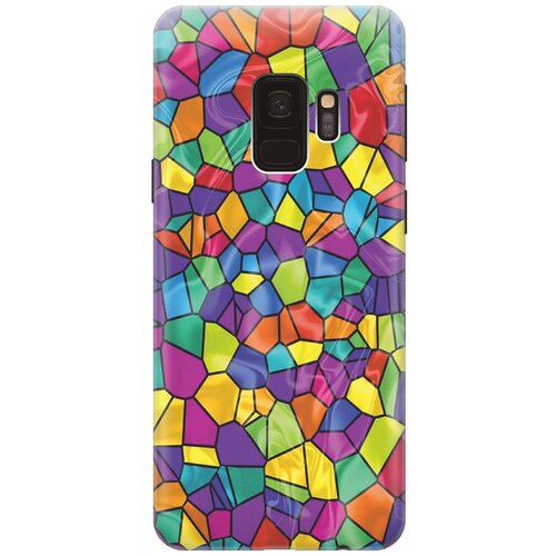 фото Gosso ультратонкий силиконовый чехол-накладка для samsung galaxy s9 с принтом "яркая мозаика"