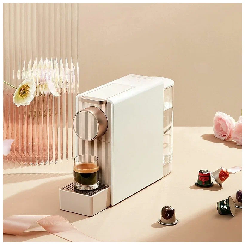 Кофемашина капсульная Xiaomi Scishare Capsule Coffee Machine Mini GOLD S1201 евроверсия - фотография № 3