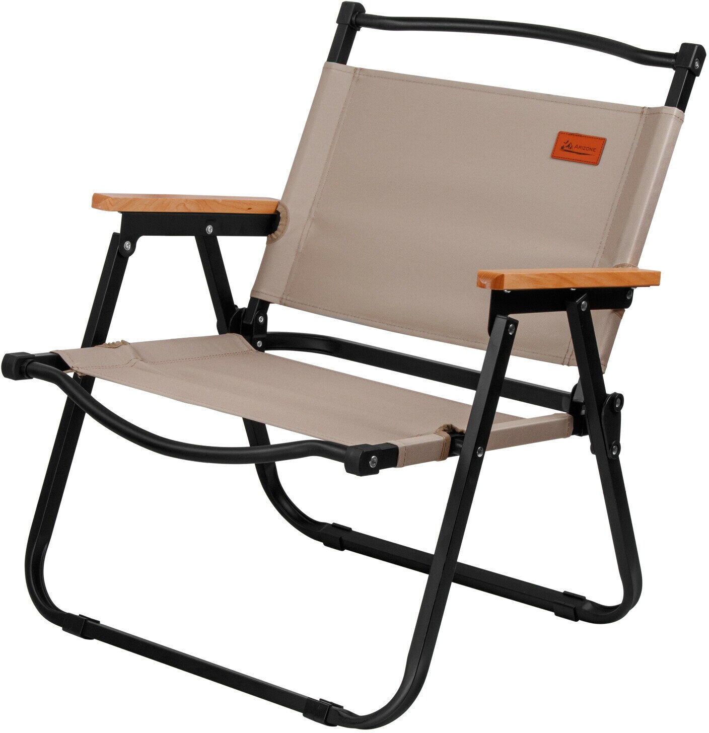 Кресло складное садовое ARIZONE (42-555401) 54х54х61 см бежевый/черный
