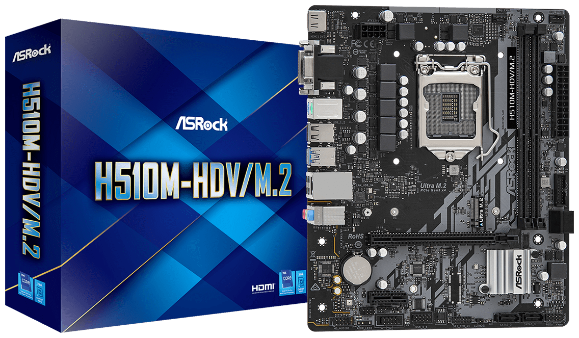 Материнская плата ASRock H510M-HDV/M2