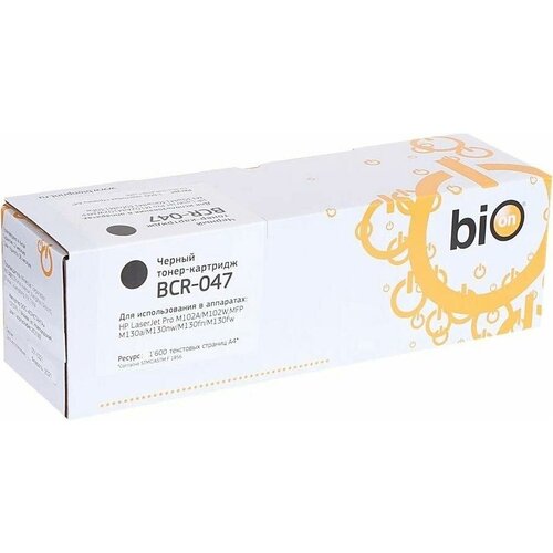 Bion Cartridge 047 Картридждля Canon i-SENSYS LBP112/LBP113w/MF112/MF113w (1600стр.) Черный