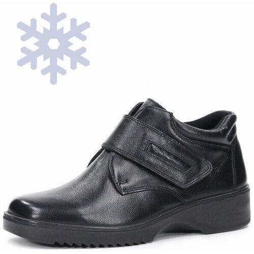 фото Ботинки marko, зимние,натуральная кожа, полнота 8, размер 39, черный