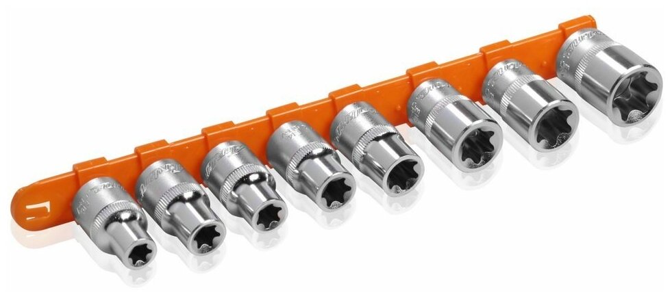 Набор головок Torx 8 пр. 1/2" E10-E24 Airline AIRLINE ATBS34 | цена за 1 шт