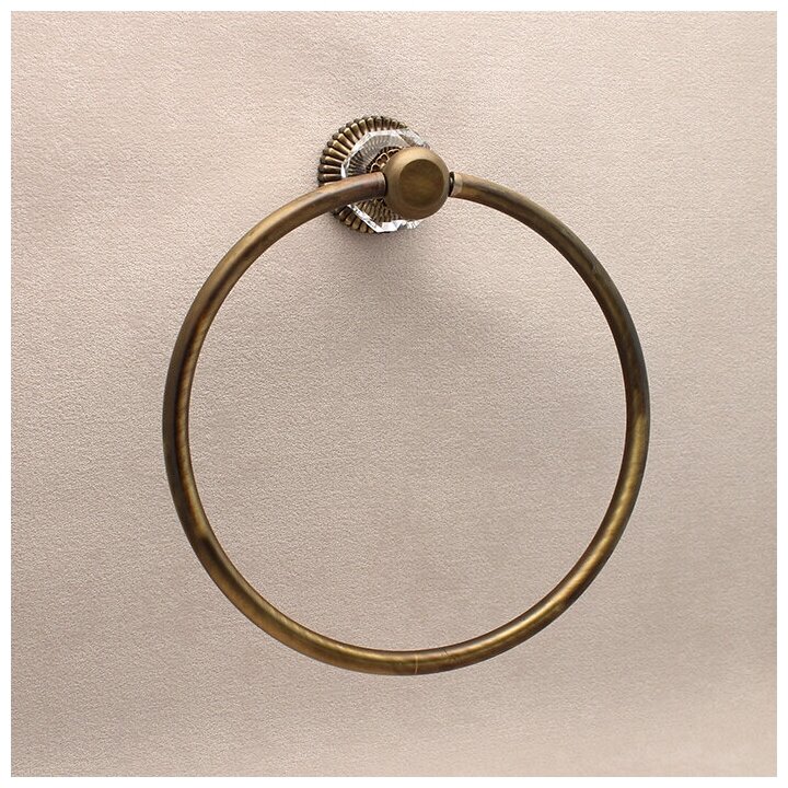 Полотенцедержатель кольцо GLIONNA BAGNO BAGLIONI LBDLC/0010-B бронза