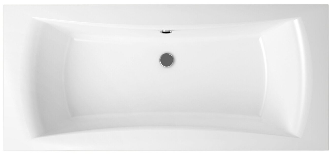 Ванна акриловая 180х80 Lavinia Boho Evan 37110180: прямоугольная ванна из литьевого акрила с усиленным армированным корпусом, размер 180 х 80 см