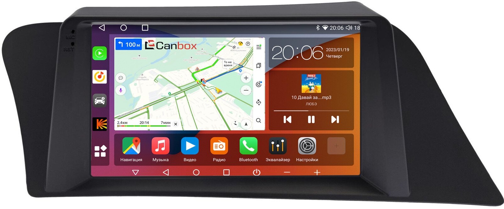 Штатная магнитола Canbox H-Line 2K 4186-9-2381 Lexus RX 270, RX 350, RX 450h (2008-2015) (Frame A) Android 10 (4G-SIM, 8/256, DSP, QLed)