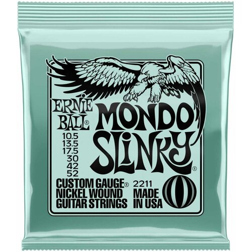 Струны для электрогитары ERNIE BALL 2211 Nickel Wound Slinky Mondo 10.5-52