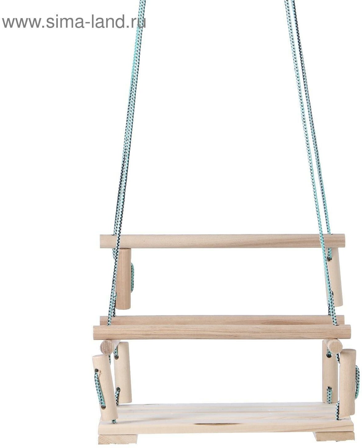 Подвесное кресло деревянное, сиденье 30×40см