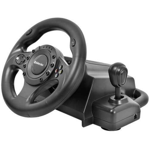 Руль игровой проводной Defender Forsage Drift GT 260мм пластик USB PS3 ПК 12 кнопок цвет чёрный 416200₽