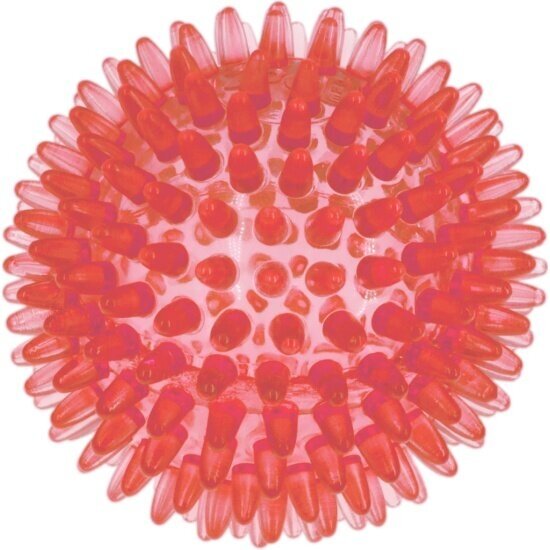 Игрушка для собак Zooone Crystal мяч массажный 9 см прозрачный, (красный) 590C-8